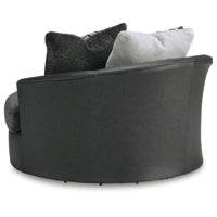 Brixley Pier Oversized Swivel Accent Chair GRAPHITE