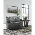 Brixley Pier Oversized Swivel Accent Chair GRAPHITE