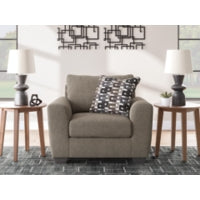 Triston-Peaks Chair and a Half SUEDE