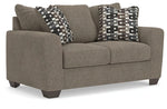 Triston-Peaks Loveseat SUEDE