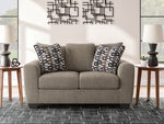 Triston-Peaks Loveseat SUEDE