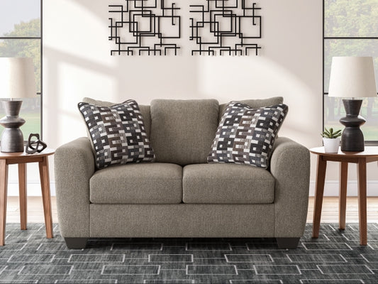Triston-Peaks Loveseat SUEDE