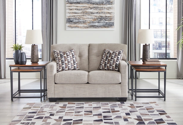 Mahoney Loveseat PEBBLE