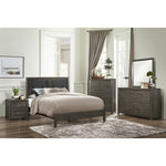 Edina 5 Drawer Chest DARK GREY