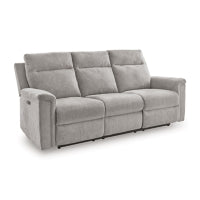 Barnsana Reclining Power Sofa ASH