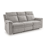 Barnsana Reclining Power Sofa ASH