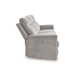 Barnsana Reclining Power Sofa ASH