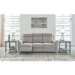 Barnsana Reclining Power Sofa ASH