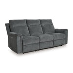 Barnsana Reclining Power Sofa GRAVEL