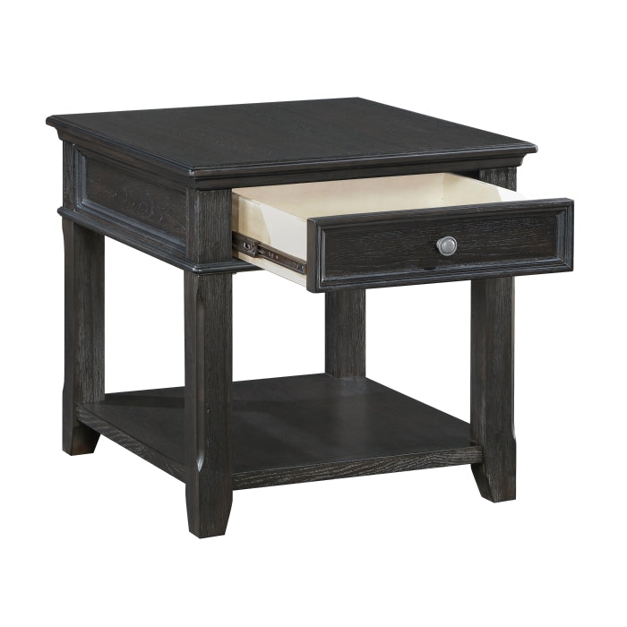 Muriel End Table CHARCOAL