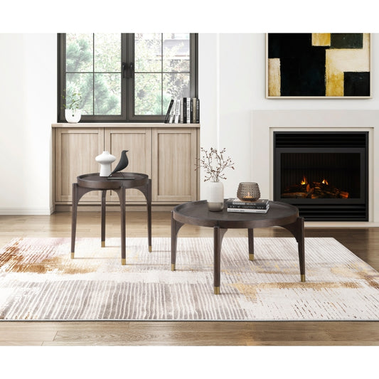 Anton End Table DARK BROWN