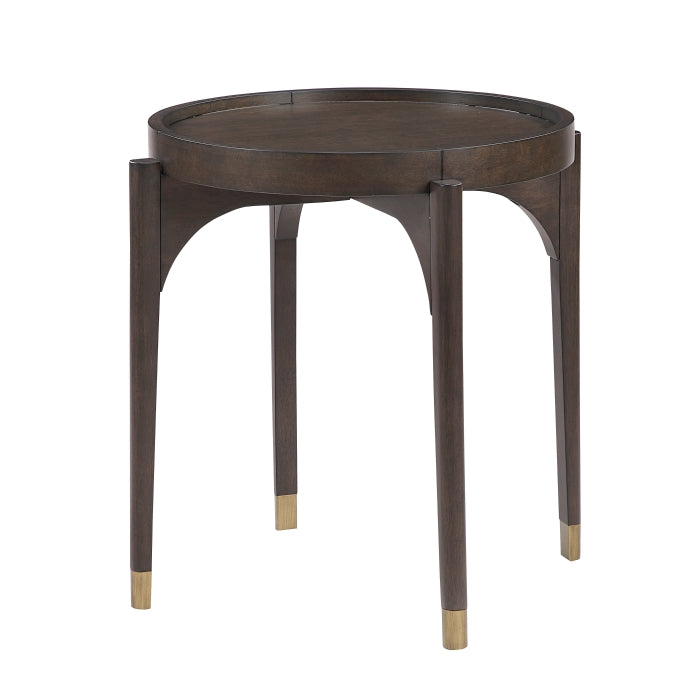 Anton End Table DARK BROWN