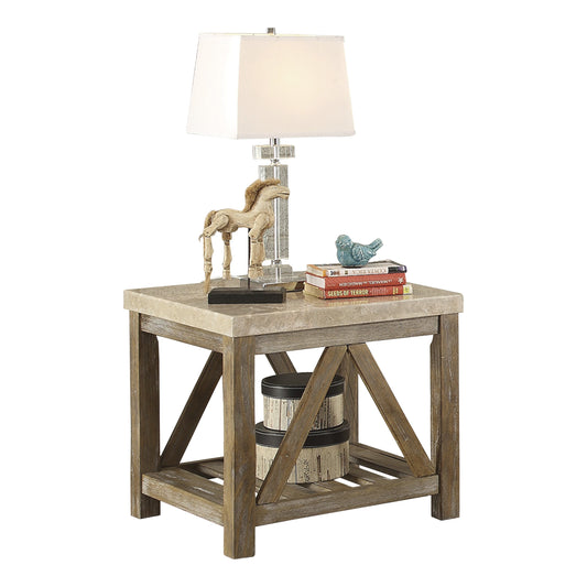 Ridley Marble End Table NATURAL