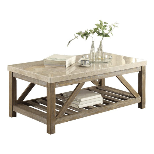 Ridley Marble Coffee Table NATURAL