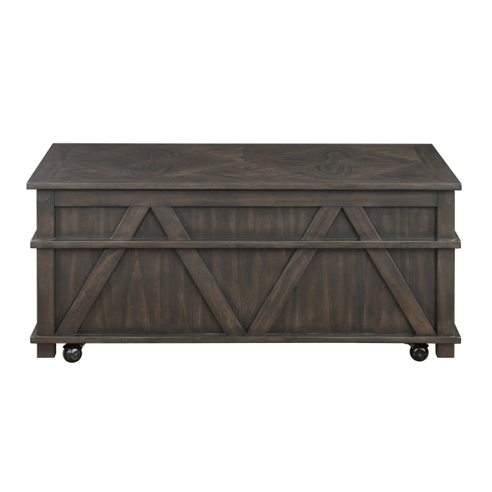 Lakeside Lift-top Coffee Table BROWN