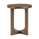 Blake Round End Table LITE BROWN
