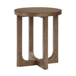 Blake Round End Table LITE BROWN