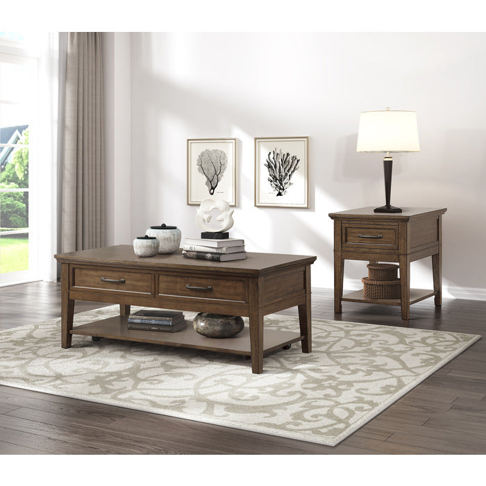 Whitley End Table WALNUT