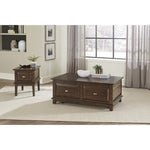 Minot End Table BROWN CHERRY