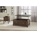 Minot Coffee Table BROWN CHERRY