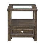 Auburn End Table CHARCOAL
