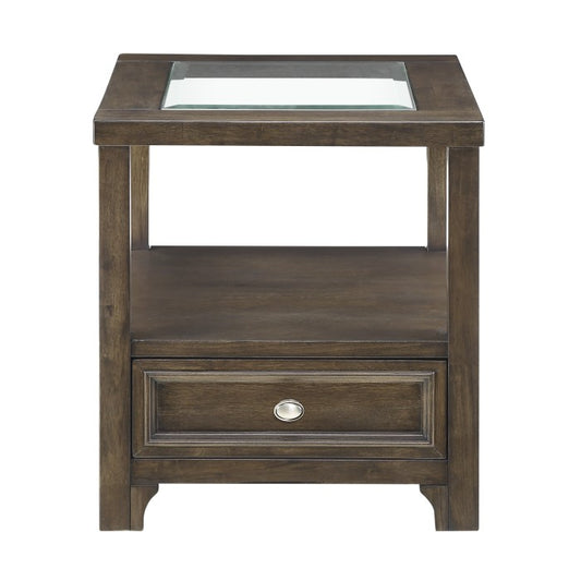 Auburn End Table CHARCOAL