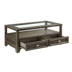 Auburn Coffe Table CHARCOAL BROWN