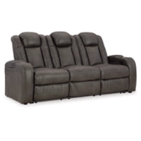 Fyne-Dyme PWR REC Sofa with ADJ Headrest SHADOW