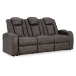 Fyne-Dyme PWR REC Sofa with ADJ Headrest SHADOW