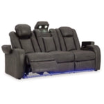 Fyne-Dyme PWR REC Sofa with ADJ Headrest SHADOW