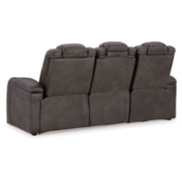 Fyne-Dyme PWR REC Sofa with ADJ Headrest SHADOW