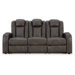 Fyne-Dyme PWR REC Sofa with ADJ Headrest SHADOW