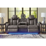 Fyne-Dyme PWR REC Sofa with ADJ Headrest SHADOW