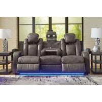 Fyne-Dyme PWR REC Sofa with ADJ Headrest SHADOW