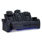 Fyne-Dyme PWR REC Sofa with ADJ Headrest SAPPHIRE
