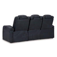 Fyne-Dyme PWR REC Sofa with ADJ Headrest SAPPHIRE