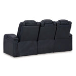 Fyne-Dyme PWR REC Sofa with ADJ Headrest SAPPHIRE