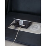Fyne-Dyme PWR REC Sofa with ADJ Headrest SAPPHIRE