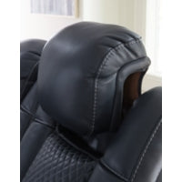 Fyne-Dyme PWR REC Sofa with ADJ Headrest SAPPHIRE