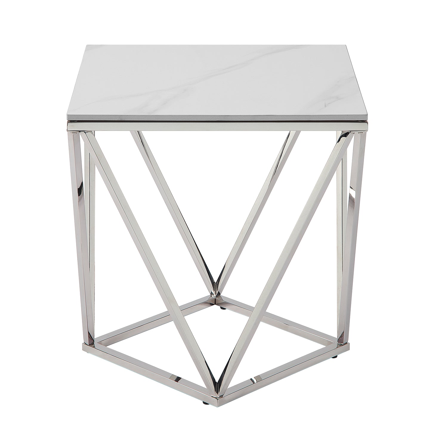 Alfeo End Table SILVER