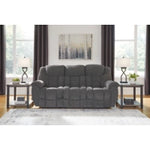 Foreside Reclining Sofa CHARCOAL