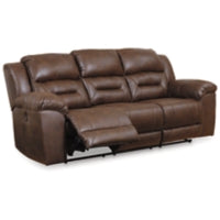 Stoneland Reclining Power Sofa CHOCOLATE