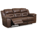 Stoneland Reclining Power Sofa CHOCOLATE