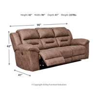 Stoneland Reclining Power Sofa FOSSIL