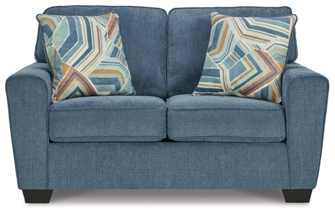 Cashton Loveseat BLUE