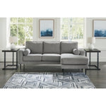 Hazela Sofa Reversible Chaise CHARCOAL