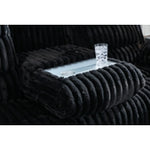 Rhine Falls REC PWR Sofa w/Drop Down Table ONYX