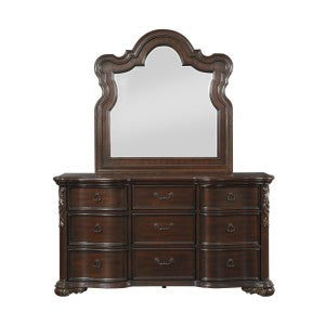 Royal Highlands Dresser Mirror DARK CHERRY