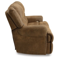 Boothbay 2 Seat Reclining Vinyl Power Sofa AUBURN