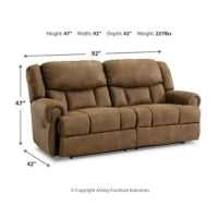 Boothbay 2 Seat Reclining Sofa AUBURN
